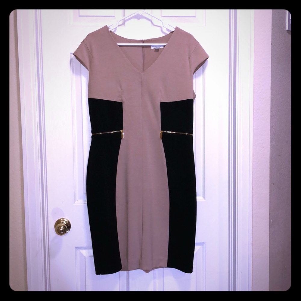 Color  Block Sheath Dress